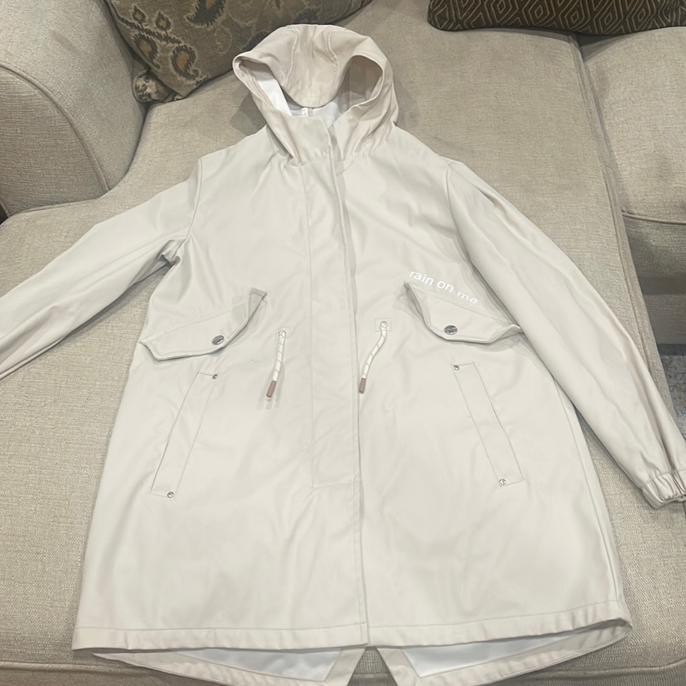 Zara girls rain jacket